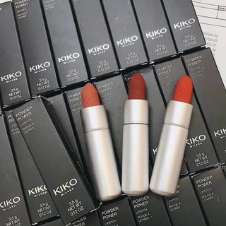 Bill Pháp -Son lì Kiko Powder Power Lipstick - Made in Italy