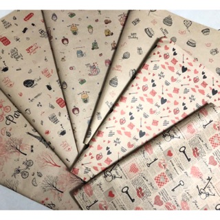 Giấy gói quà chất liệu Kraft giá sỉ
