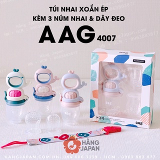 Túi nhai tiết kiêm AAG cao cấp tặng kèm 3 núm nhai