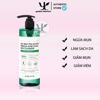 Sữa Tắm Some By Mi AHA-BHA-PHA 30 Days Miracle Acne Clear Body Cleanser - 400ml