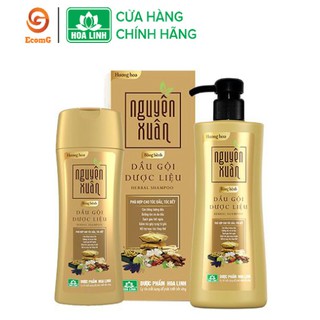 Dầu gội thảo mộc dành cho da dầu, dưỡng tóc chắc khỏe - Nguyên Xuân Bồng bềnh Hương hoa NX3 01
