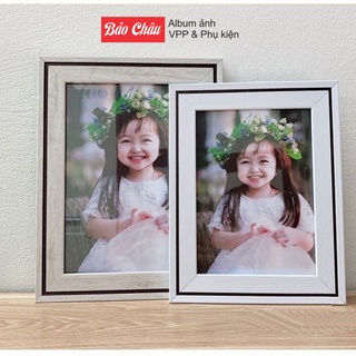 Khung ảnh viền cỡ10x15, 13x18, 15x21, A4 (20x30) treo tường, để bàn có 4 mầu