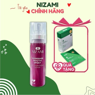 Xịt thơm miệng giữ hương lâu đánh bay hôi miệng cao cấp chính hãng Nizami 20ml