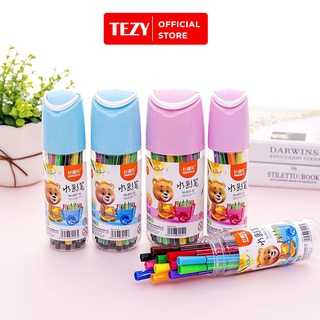 Bút lông tô màu cho bé tập vẽ cự an toàn, bút màu dạ cho bé thỏa sức sáng tạo cực đẹp