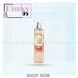 {PINKY} Xịt Thơm Có Nhũ Warm Vanilla Sugar Shimmer Bath&amp;Body Works (236ml)