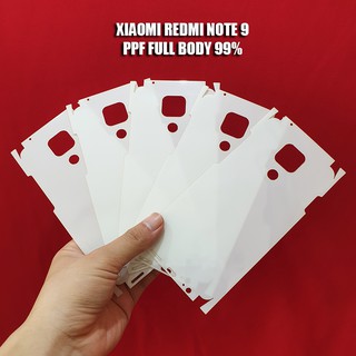 Miếng dán PPF full viền Xiaomi Redmi Note 9