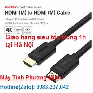 [Mã ELHACE giảm 4% đơn 300K] Dây cáp hdmi 5m (chống nhiễu) UNITEK cao cấp chuẩn Full HD 4K - Hàng chính hãng