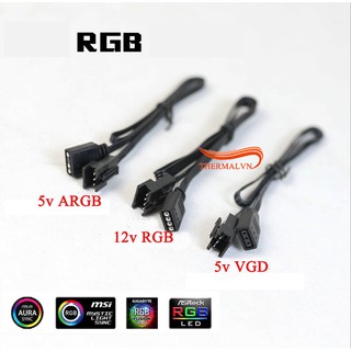 Dây chuyển quạt RGB 12v RGB và 5v ARGB ( Phanteks,DeepCool, MetallicGear...)
