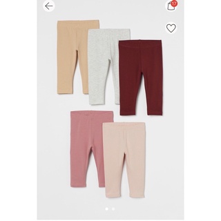Sét 5 quần legging HM sale (organic)