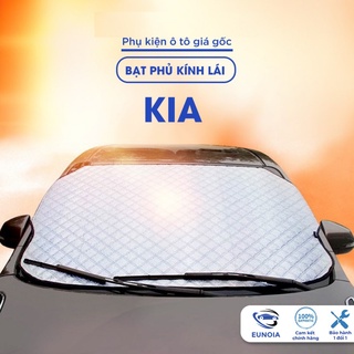 Bạt phủ kính lái Kia morning soluto cerato seltos sorento  ô tô cách nhiệt 4 lớp tráng bạc chống nắng bảo vệ xe ô tô