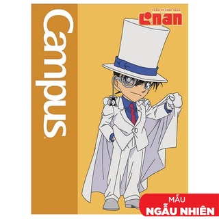 Vở Conan Cute - A5 4 Ô Ly 96 Trang ĐL 120g/m2 - Campus NB-ACNC96 (Mẫu Màu Giao Ngẫu Nhiên)