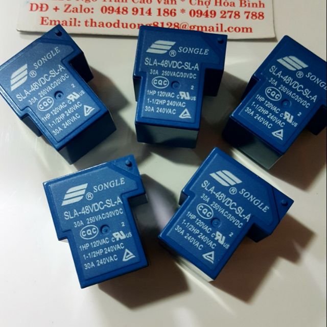 Role 48v dòng 30a 4 chân
