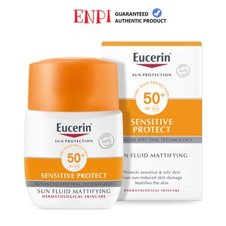 Kem chống nắng Eucerin Sun Fluid Sensitive Protect SPF 50+