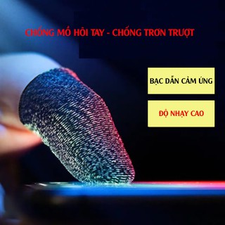 Bộ Bao 2 Ngón Tay Chuyên Dụng Chơi Game Mobile Chống Ra Mồ Hôi Tay Thao Tác Linh Hoạt