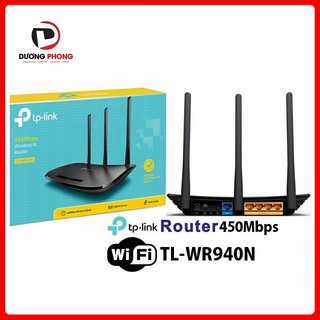 Bộ phát Wifi Tp-Link WR 940N V6.0 - 450Mbps Chính Hãng - BH 24 Tháng