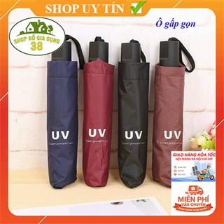 [D38] Ô Gấp Gọn Phủ Lớp Chống Tia UV - Dù UV Đi Nắng Đi Mưa Siêu Tiện