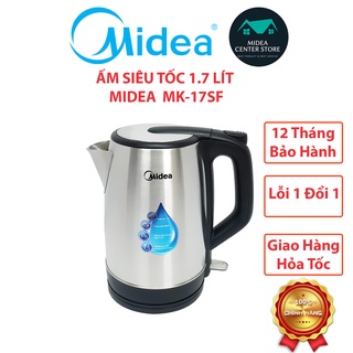 [CHÍNH HÃNG] Bình đun siêu tốc, Ấm siêu tốc Midea MK-17SF hàng chính hãng , bảo hành 12 tháng toàn quốc , lỗi 1 đổi 1