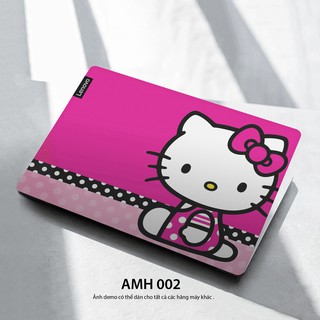 Bộ skin dán laptop mẫu HELLO KITTY / Có decal dán cho tất cả các hãng máy tính
