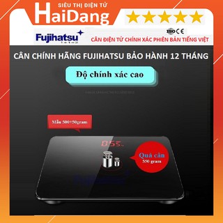 Cân Sức Khỏe Thông Minh,Chính Hãng  Fujihatsu FHS-01 - Phân Tích Lượng Mỡ Thừa, Chỉ số BMI, BMR. FHS-01-BH 12T