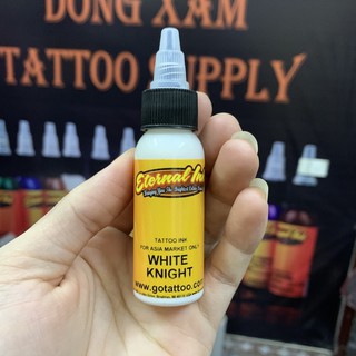 Mực xăm hình màu trắng chính hãng eternal white hàng có sẵn