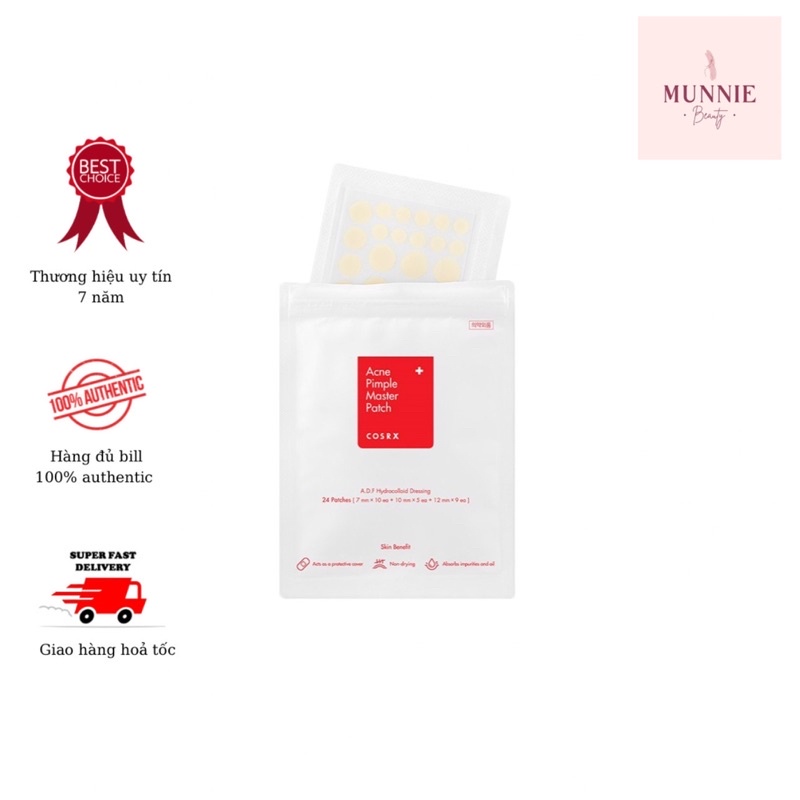Miếng dán mụn COSRX ACNE PIMPLE MASTER PATCH