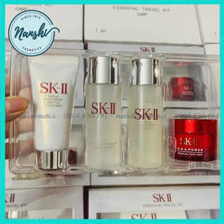 Bộ 4 Sản Phẩm Dưỡng Da SK-II Essential Travel Kit