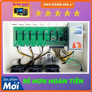 [Mã 44ELSALE1 giảm 5% đơn 3TR] Case 4u bitcoin, trâu cày, main b75 8 chân, khung máy đào coin eth