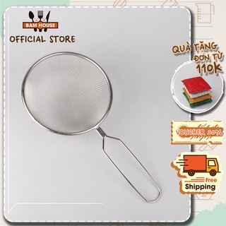 Ray lọc cháo và thức ăn inox Bam House đường kính 15cm cao cấp RIN04 - Gia dụng bếp