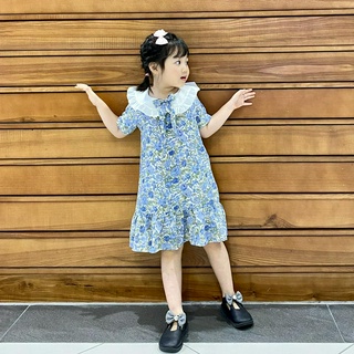 VÁY HÈ BÉ GÁI HOA NHÍ CỎ TRẮNG CÓ NƠ MÃ A1 [ YUMI'S KID ][ ẢNH THẬT  SHOP TỰ CHỤP]