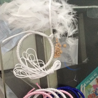 Bộ nguyên liệu làm móc khoá dreamcatcher