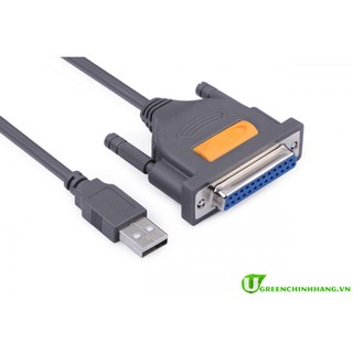 Bộ chuyển đổi máy in USB to LPT DB25 Parallel dài 2m chính hãng Ugreen 20224