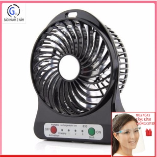 [Mã ELHA22 giảm 5% đơn 300K] Quạt 3 tốc độ Pin sạc - Thổi Bay Cơn Nóng - Chất Lượng Bền Bỉ
