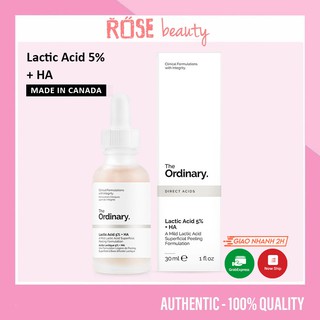 Serum The Ordinary Lactic Acid 5% - 10%+ HA tẩy tế bào chết 30ml