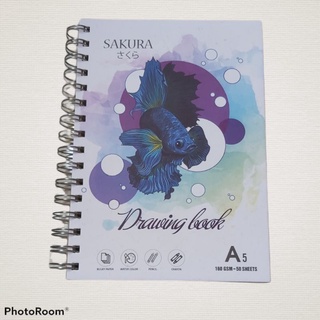 [Mã LIFEBOOK2 giảm 10% đơn 0Đ] Sổ vẽ màu nước Sakura a5, sketchbook a5 loại đẹp