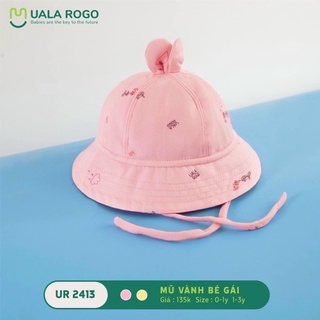 Mũ vành tròn nơ bé gái ualarogo UR2413