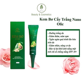 Kem bơ cấy trắng Nano Olic - Kem bơ Nano Olic chính hãng