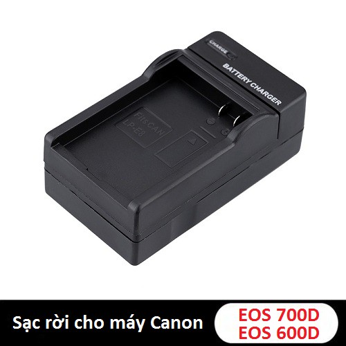 Sạc rời E8 dùng cho máy ảnh CAN0N. EOS 700D, 600D, LP-E8