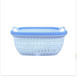 Bộ 3 giỏ viền cỡ trung (:26 x 19.7 x 13.8) Song Long- Màu ngẫu nghiên