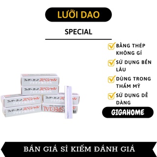 Lưỡi Dao Cạo GIGAHOME Dao Lam Tỉa Lông Mày Specal Chất Liệu Thép Không Gỉ, Bền 4523