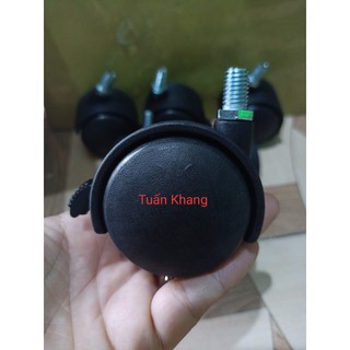 Combo 5 cái bánh xe ghế xoay văn phòng răn 10ly