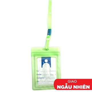 Bảng Tên Dọc 2 Mặt Dây Nhựa - Kejea 504 - Màu Xanh Lá (Màu Dây Giao Ngẫu Nhiên)