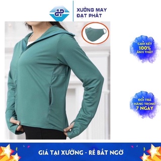 Áo chống nắng ngắn lưới nách thoáng khí cao cấp