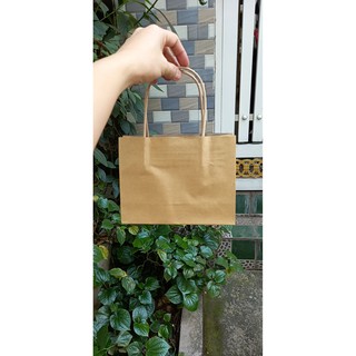 25 cái -Túi giấy kraft đựng quà tặng mỹ phẩm nước hoa quà lưu niệm - Kraft nâu = Mẫu số 6