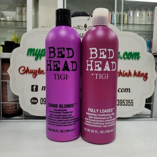 (SALE GIÁ GỐC) DẦU XẢ TẠO PHỒNG TIGI BED HEAD FULLY LOADED VOLUMIZING HOẶC DUMB BLONDE CHO TÓC HÓA CHẤT 750ML