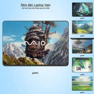 Skin dán Laptop Sony Vaio in hình Ghibli (inbox mã máy cho Shop)