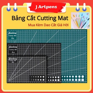 Bảng Kê Lót Cắt Cutting Mat A5 / A4 Dùng Kê Cắt, Dán, Dọc Giấy, Washi Tape Làm Đồ Handmade Siêu Bền