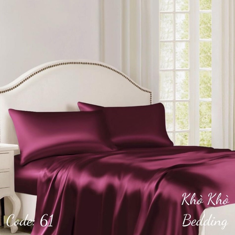 Chăn ga phi lụa cao cấp Khò Khò Bedding