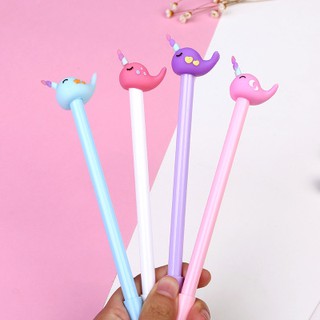 Bút kì lân biển narwhal D146 bút hoạt hình bút dễ thương bút kute viết gel