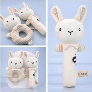 Thú nhồi bông lục lạc xúc xắc đồ chơi cho bé sơ sinh Gbee TH098043