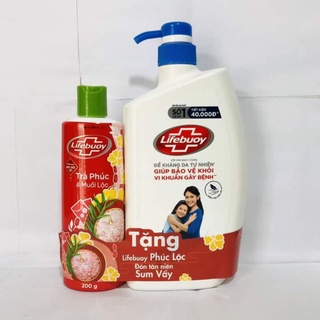 Sữa tắm Lifebuoy chai 850ml ( tặng kèm chai sữa tắm Trà phúc &amp; muối lộc 200g